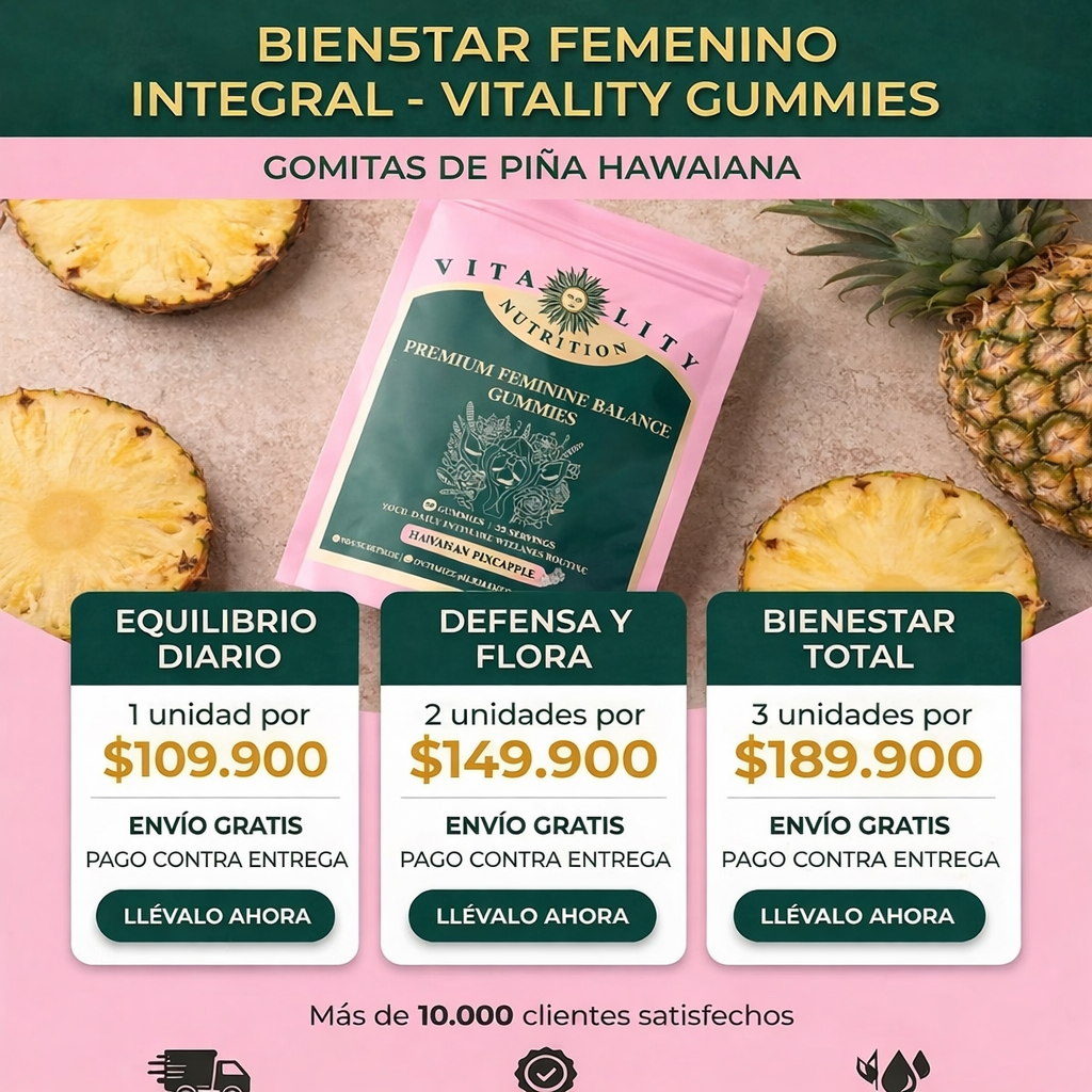 Gomitas para el equilibrio femenino