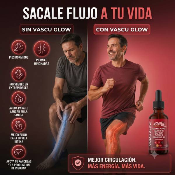 Vascu Glow: Energía y Circulación Saludable Cada Día — 🎁Lleva 2 con Descuento Especial