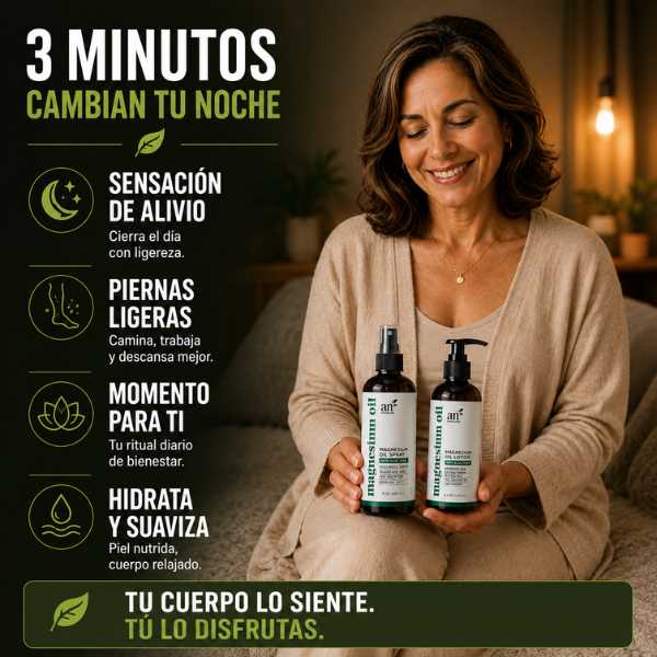 Piernas cansadas de  todo el día. El Ritual 3 Minutos: concentrado y masaje. Así se cierra el día.
