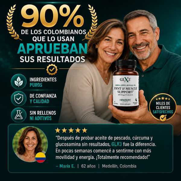 GLX 3 - Fórmula Avanzada de Soporte Articular y Movilidad.