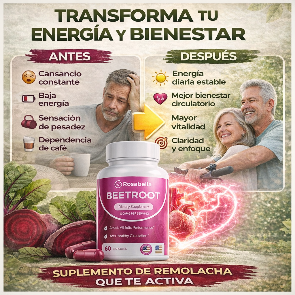 BEETROOT: Potencia tu Energía y Mejora tu Circulación🎁Envío Gratis