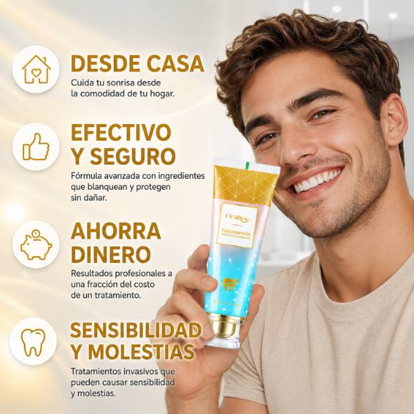 Oralhoe — Dientes más blancos sin pagar miles de pesos en el dentista. 🎁Lleva 2 y 3 Con Descuento