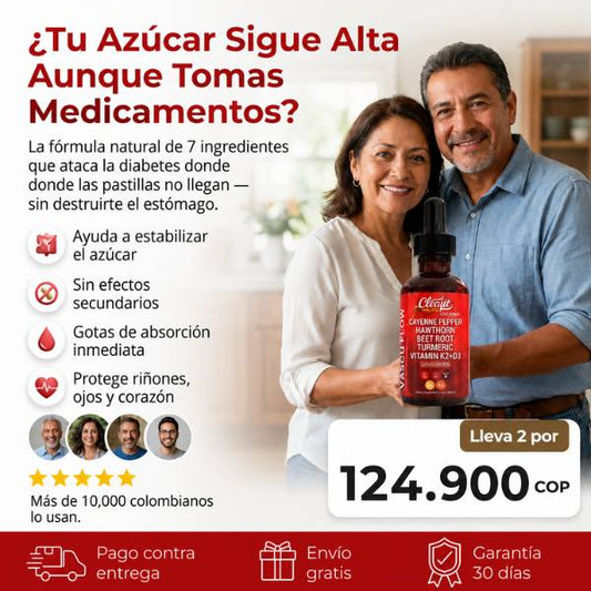 Vascu Glow: Controla el Azúcar y Mantiene una Circulación Saludable  — 🎁Lleva 2 con Descuento Especial