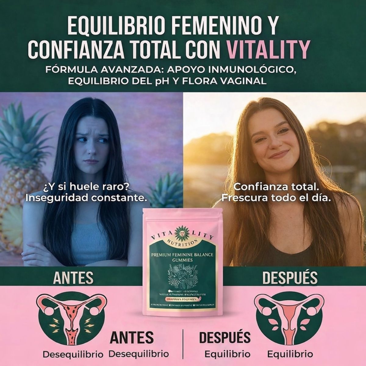 Gomitas para el equilibrio femenino