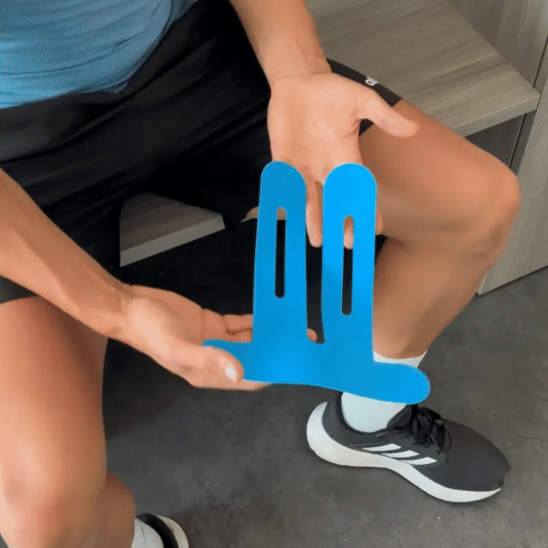 Set x 10 cintas kinesiológicas precortadas con soporte muscular y articular que tú mismo te aplicas en segundos.